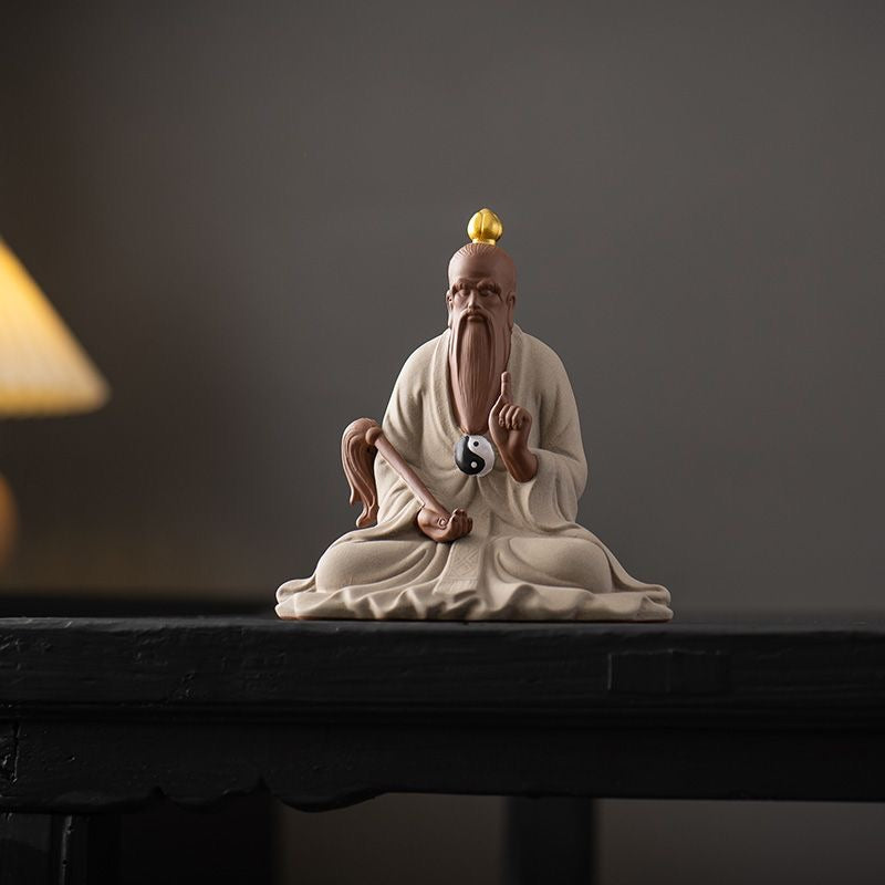 Handcrafted Taiji Zhang Sanfeng Figurine