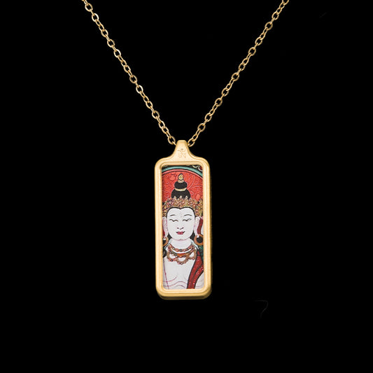 Mahāvairocana Thang-ga Pendant