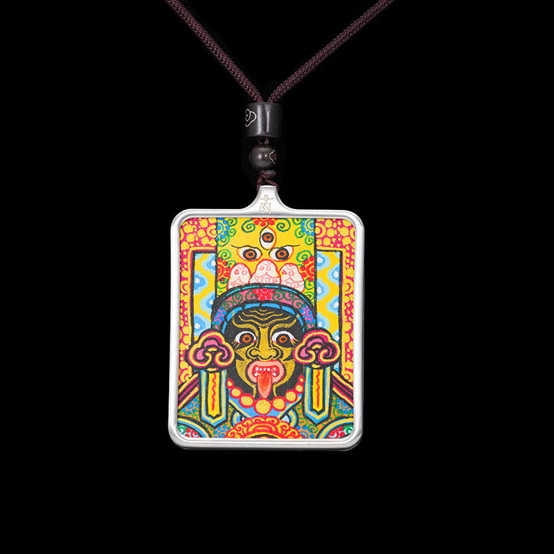 Jakkhi Lhamo Thangka Pendant