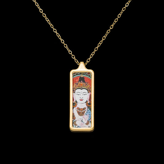 Mahāsthāmaprāpta Thangka Pendant