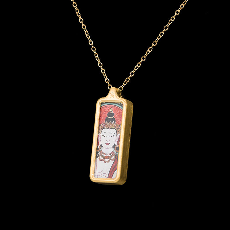 Mahāvairocana Thang-ga Pendant