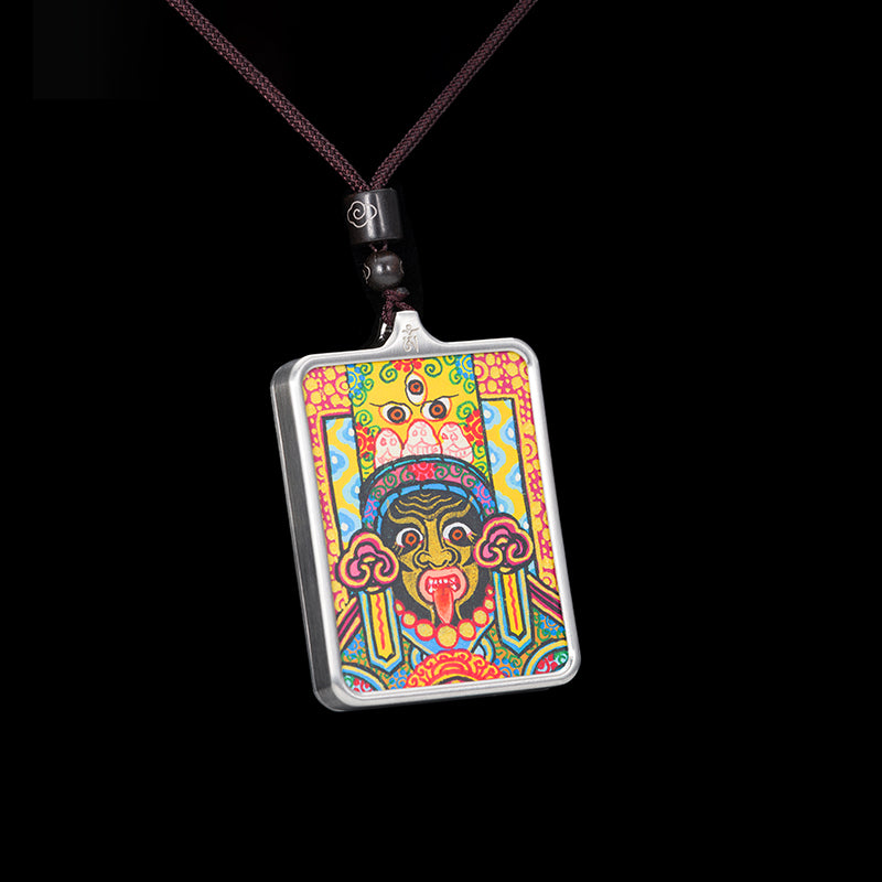 Jakkhi Lhamo Thangka Pendant