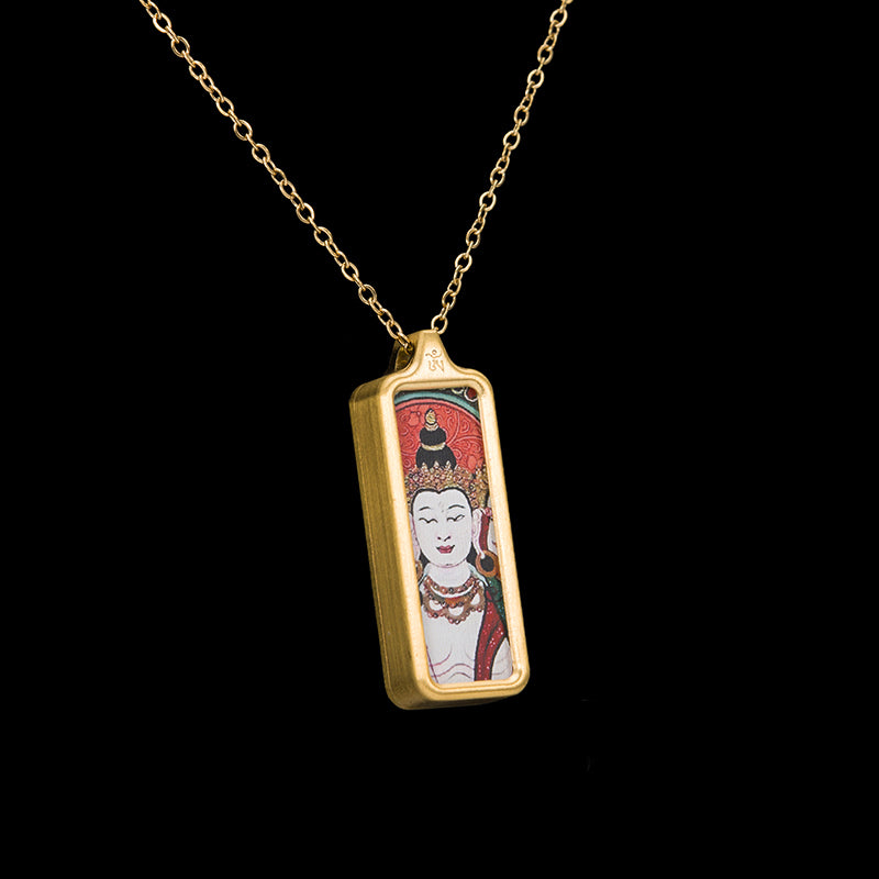 Mahāvairocana Thang-ga Pendant