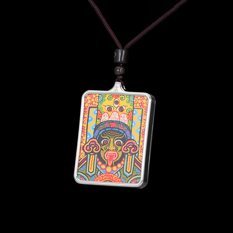 Jakkhi Lhamo Thangka Pendant